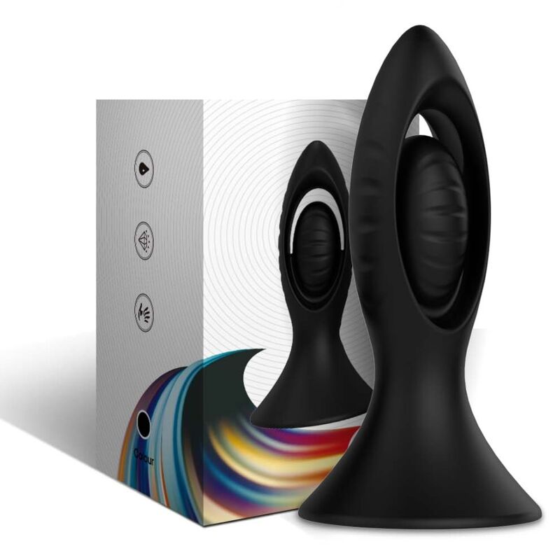 ARMONY - VIBRATOR ANAL PLUG SILICONE BLACK - Imagem de 5