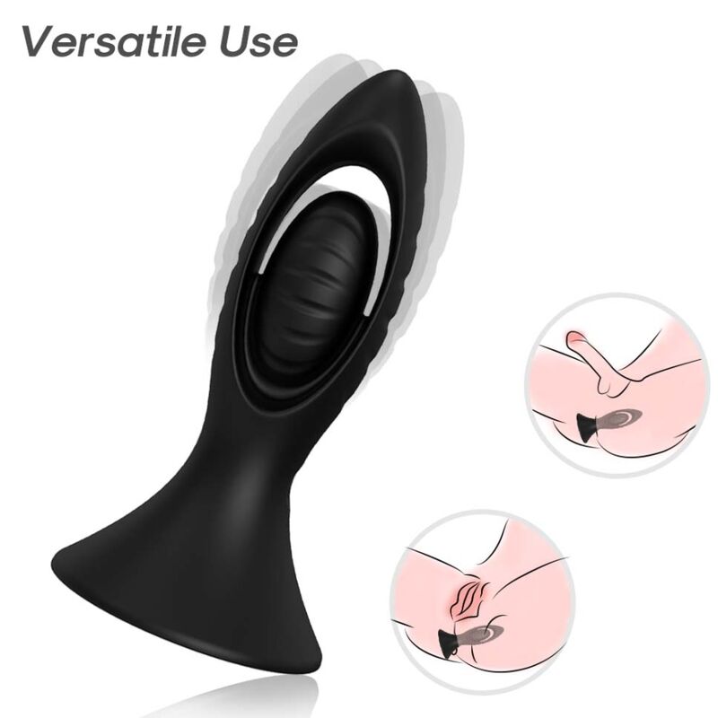 ARMONY - VIBRATOR ANAL PLUG SILICONE BLACK - Imagem de 2