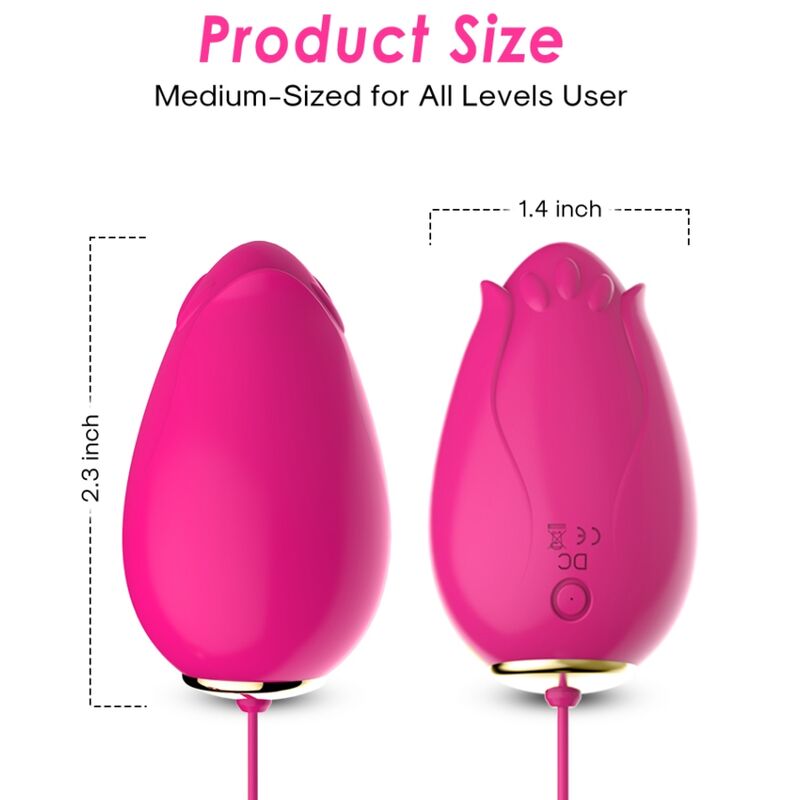 ARMONY - MANDALA EGG VIBRATOR G-SPOT REMOTE CONTROL FUCHSIA - Imagem de 5