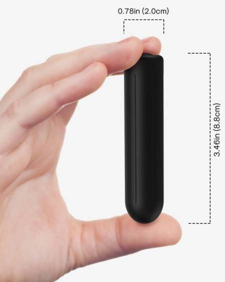 ARMONY - WARHEAD VIBRATOR BULLET BLACK 2 CM x 8.8 CM