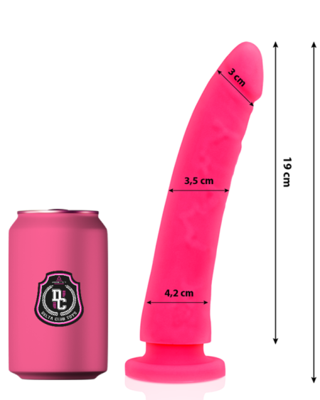 DELTA CLUB - TOYS PINK DILDO MEDICAL SILICONE 20 CM -O- 4 CM