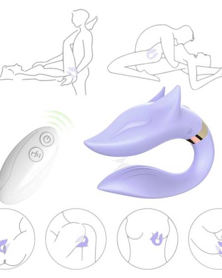ARMONY - FOX VIBRATOR FOR COUPLES REMOTE CONTROL PURPLE