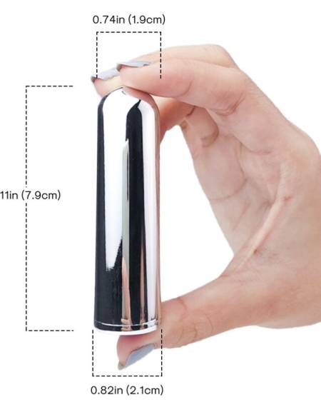 ARMONY - VIBRATOR BULLET SILVER 2.1 CM X 7.9 CM