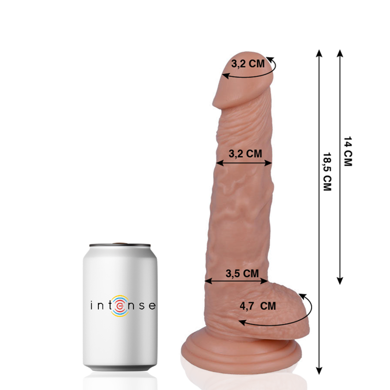 MR INTENSE - 13 REALISTIC COCK 18.5 CM -O- 3.2 CM - Imagem de 2