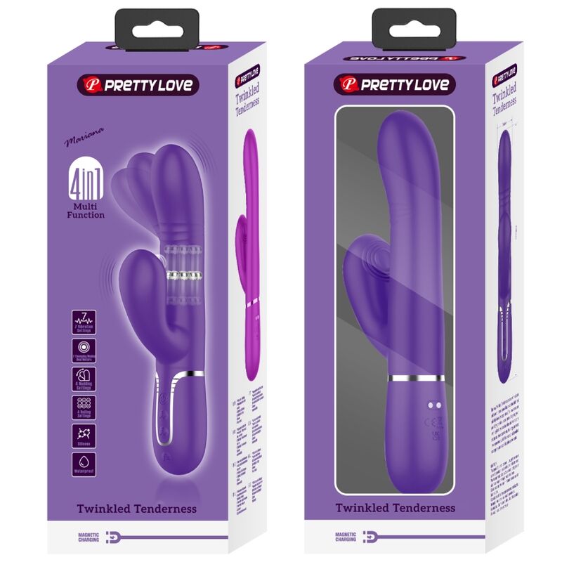 PRETTY LOVE - MULTIFUNCTION G-SPOT VIBRATOR PURPLE - Imagem de 4