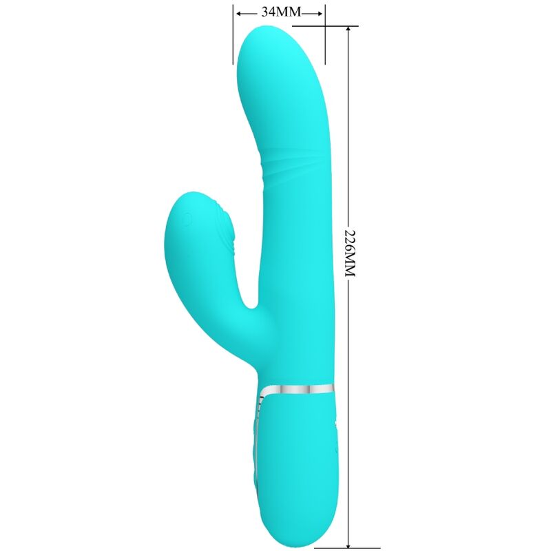 PRETTY LOVE - MULTIFUNCTION G-SPOT VIBRATOR AQUA GREEN - Imagem de 2