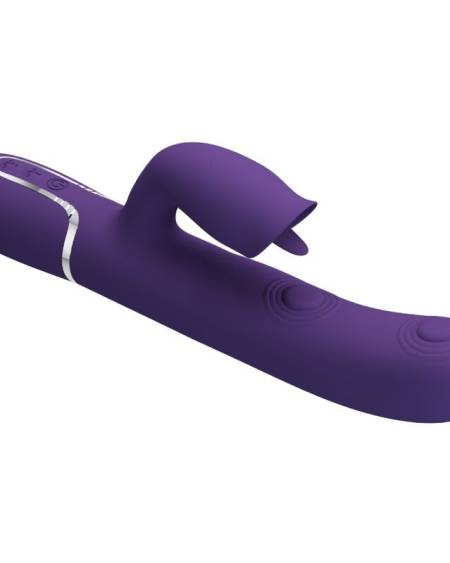 PRETTY LOVE - RABBIT VIBRATOR WITH LICKING PURPLE