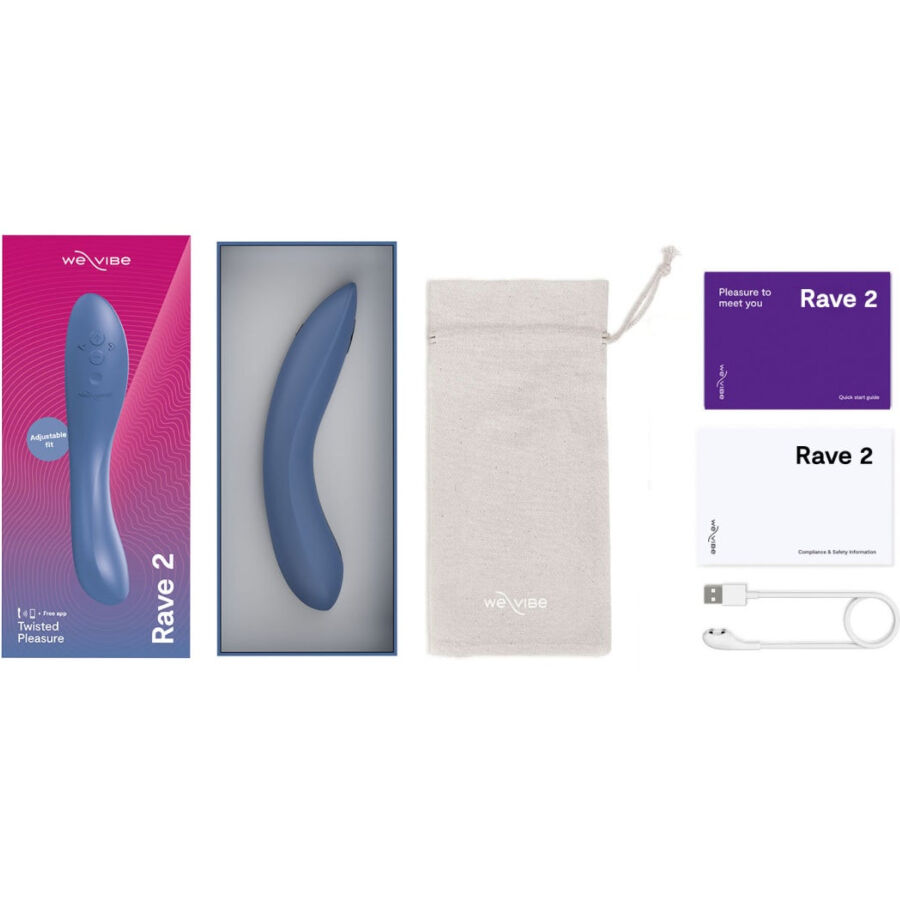 WE-VIBE - RAVE 2 VIBRADOR PUNTO G AZUL - Imagem de 4