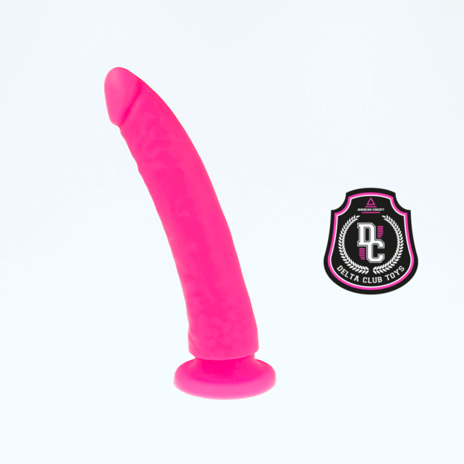 DELTA CLUB - TOYS PINK DILDO MEDICAL SILICONE 17 CM -O- 3 CM - Imagem de 3