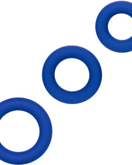 CALEXOTICS - ADMIRAL COCK RING SET BLUE