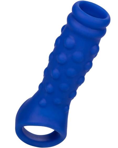 CALEXOTICS - ADMIRAL BEADED PENIS COVER LIQUID SILICONE BLUE