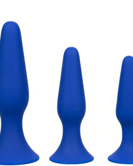 CALEXOTICS - ADMIRAL KIT 3 ANAL PLUG BLUE