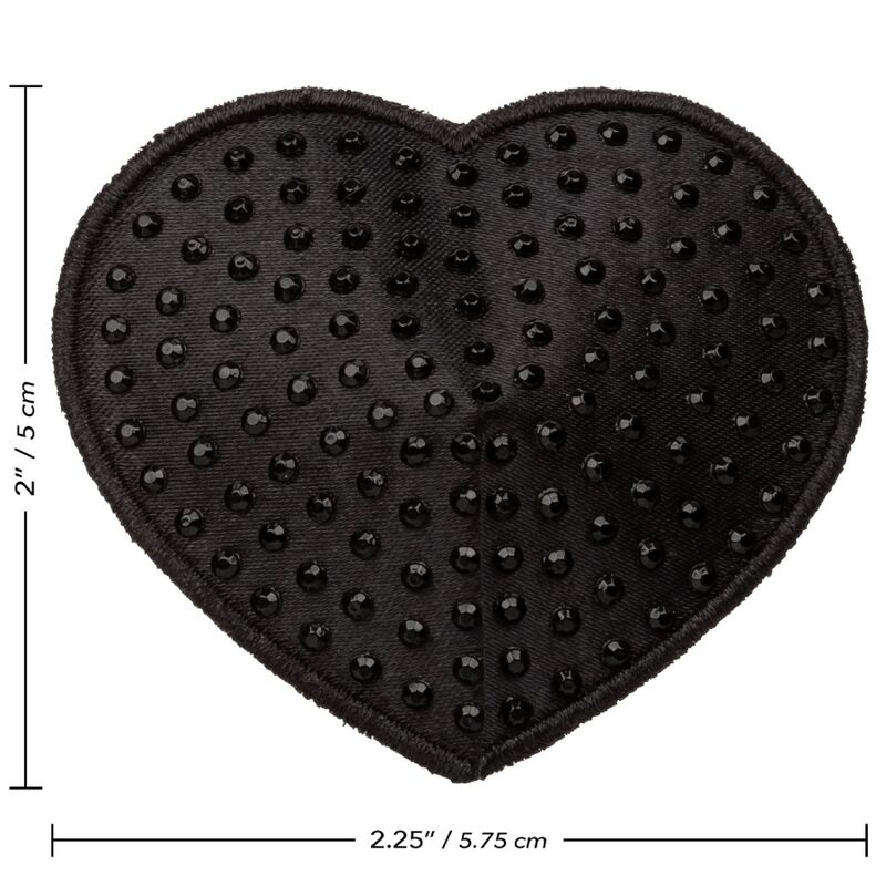 CALEXOTICS - RADIANCE HEART-SHAPED JEWEL NIPPLE SHIELDS - Imagem de 4