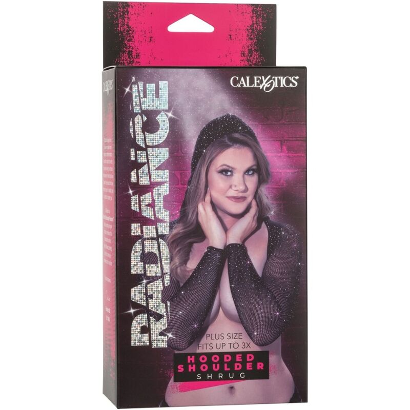CALEXOTICS - RADIANCE HOODED SHOULDER SHRUG RHINE PLUS SIZE - Imagem de 4