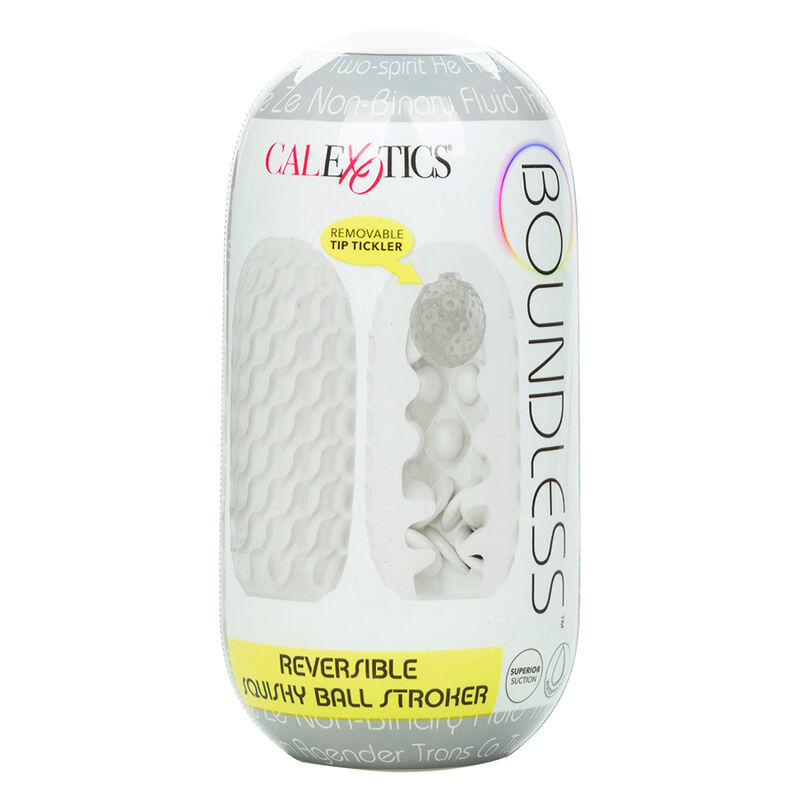 CALEXOTICS - BOUNDLESS REVERSIBLE SQUISHY BALL STROKE YELLOW - Imagem de 2