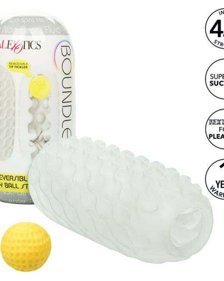 CALEXOTICS - BOUNDLESS REVERSIBLE SQUISHY BALL STROKE GREY