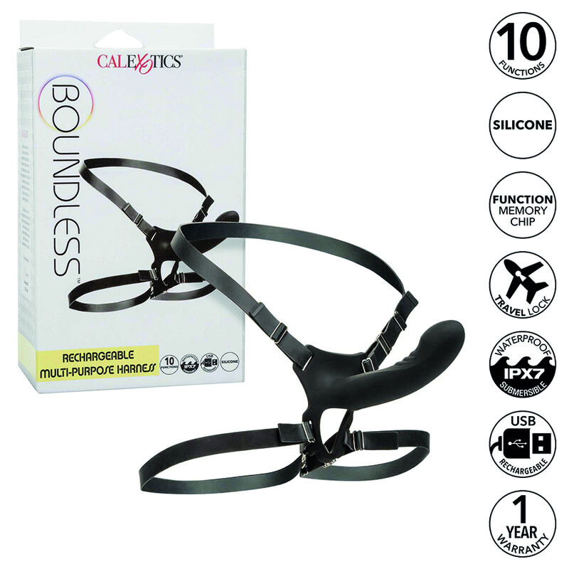CALEXOTICS - BOUNDLESS RECHARGABLE MULTI-PORPUSE ARNESS - Imagem de 2
