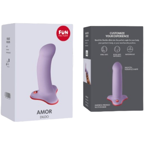 FUN FACTORY - AMOR DILDO PRINCIPIANTES LILA - Imagem de 4