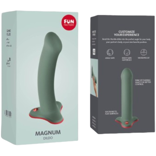 FUN FACTORY - MAGNUM DILDO VERDE - Imagem de 4