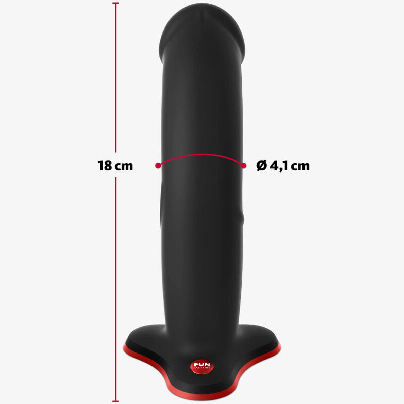 FUN FACTORY - THE BOSS DILDO REALISTICO NEGRO - Imagem de 3