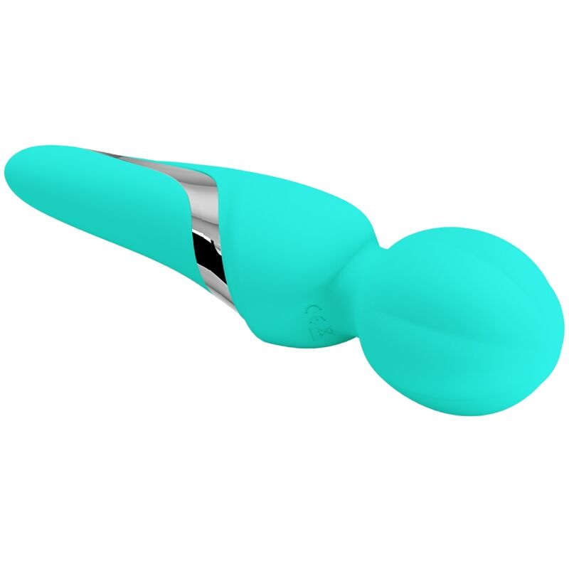 PRETTY LOVE - WALTER VIBRATOR WAND AQUA GREEN - Imagem de 3