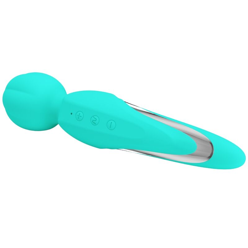 PRETTY LOVE - WALTER VIBRATOR WAND AQUA GREEN - Imagem de 4