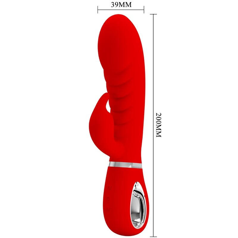 PRETTY LOVE - PRESCOTT MULTIFUNCTION G-SPOT VIBRATOR RED - Imagem de 5