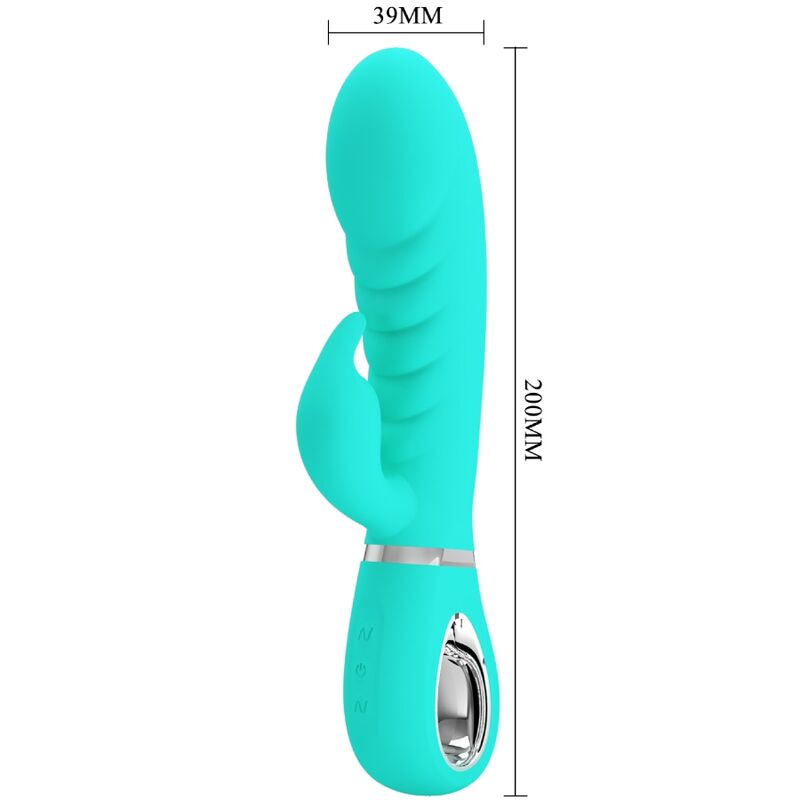 PRETTY LOVE - PRESCOTT MULTIFUNCTION G-SPOT VIBRATOR AQUA GREEN - Imagem de 5