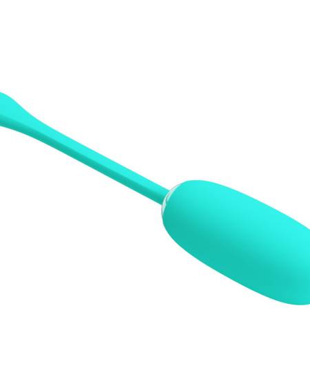 PRETTY LOVE - JULIUS WATERPROOF-RECHARGEABLE VIBRATING EGG AQUA GREEN