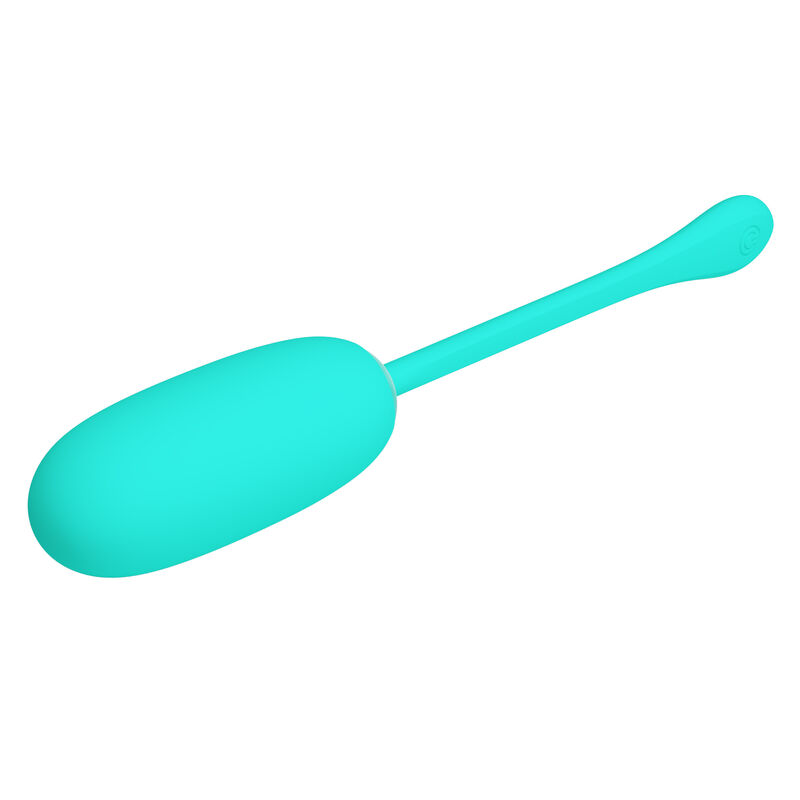 PRETTY LOVE - JULIUS WATERPROOF-RECHARGEABLE VIBRATING EGG AQUA GREEN - Imagem de 4