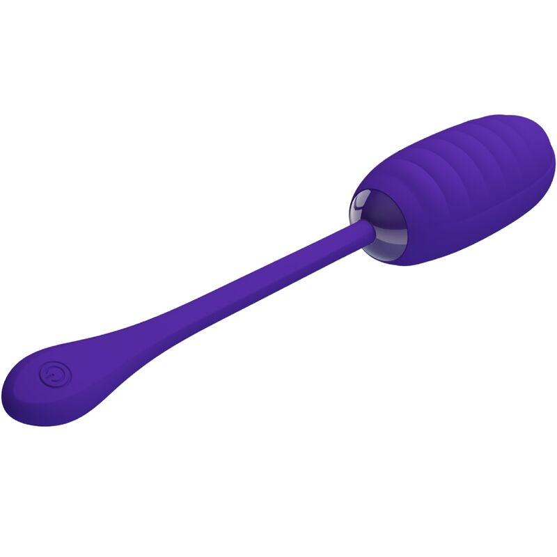 PRETTY LOVE - KIRK RECHARGEABLE VIBRATING EGG PURPLE - Imagem de 4
