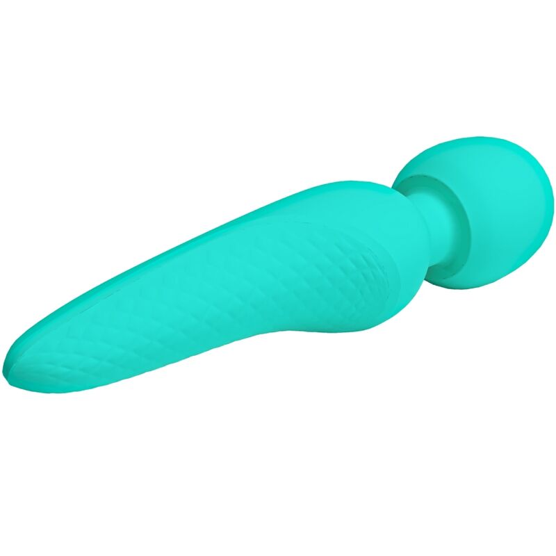PRETTY LOVE - MEREDITH MASSAGER 12 VIBRATION MODES AQUA GREEN - Imagem de 4