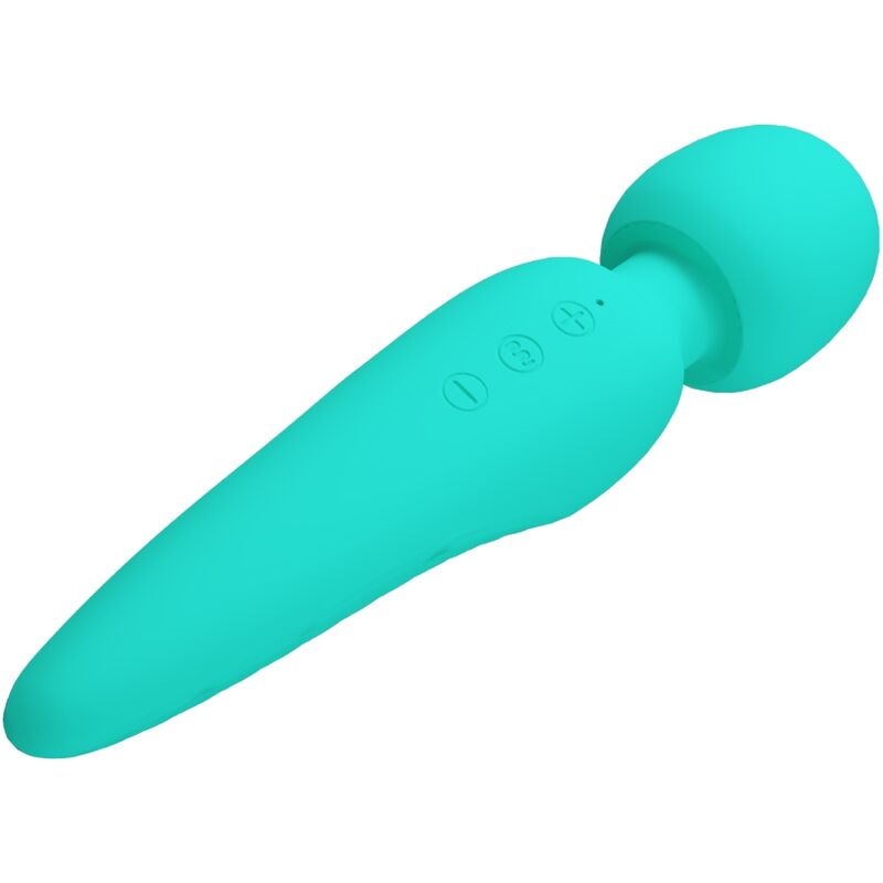 PRETTY LOVE - MEREDITH MASSAGER 12 VIBRATION MODES AQUA GREEN - Imagem de 2