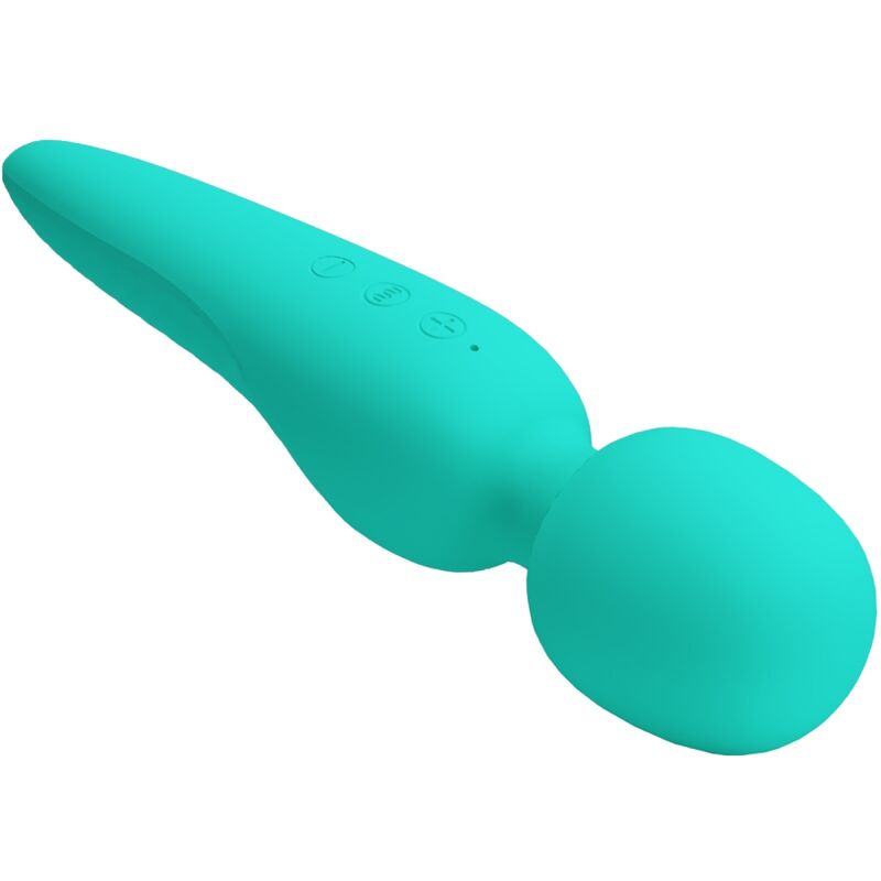 PRETTY LOVE - MEREDITH MASSAGER 12 VIBRATION MODES AQUA GREEN - Imagem de 5