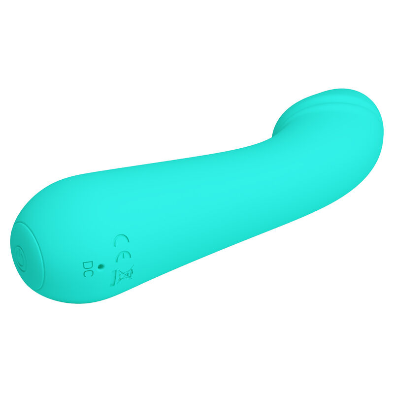 PRETTY LOVE - CETUS RECHARGEABLE VIBRATOR AQUA GREEN - Imagem de 5