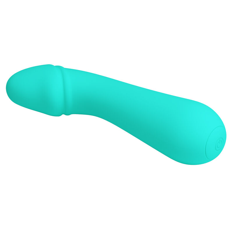 PRETTY LOVE - CETUS RECHARGEABLE VIBRATOR AQUA GREEN - Imagem de 4