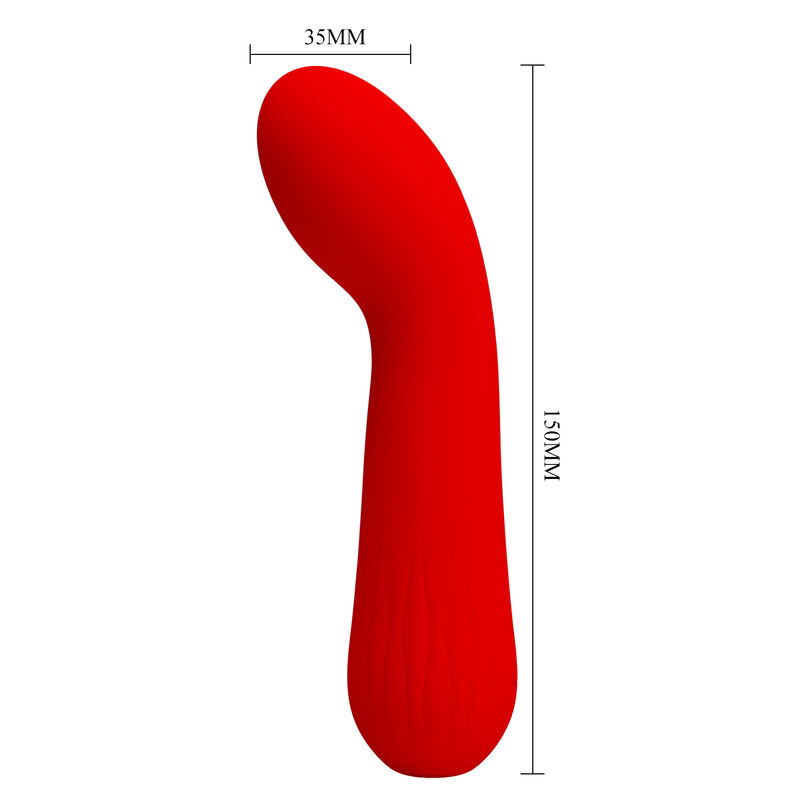 PRETTY LOVE - FAUN RECHARGEABLE VIBRATOR RED - Imagem de 5