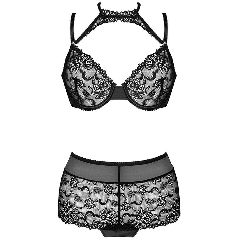 LIVCO CORSETTI FASHION - LINERA FOR THE SENSES COLLECTION SUJETADOR + PANTY NEGRO - Imagem de 3