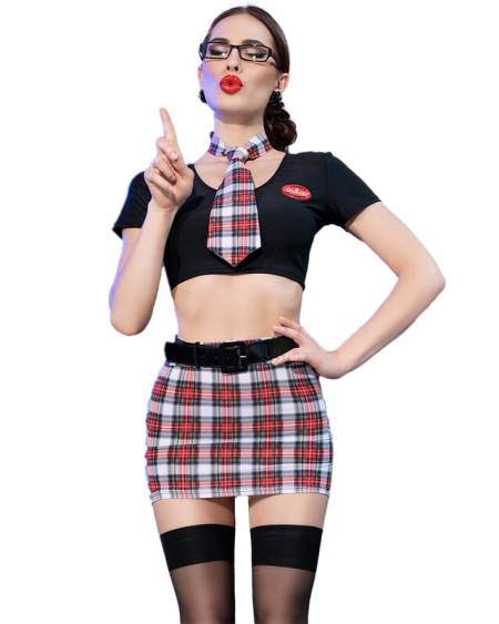 CHILIROSE - CR 4425 DISFRAZ COLEGIALA NEGRO