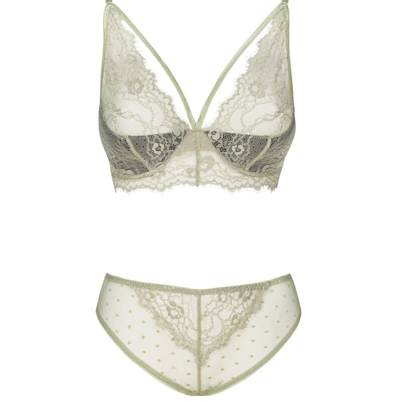 LIVCO CORSETTI FASHION - PINE LC 90667 SUJETADOR + PANTY KHAKI - Imagem de 3