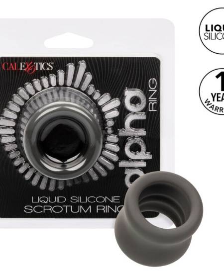 CALEXOTICS - ALPHA SCROTUM STRETCHING RING BLACK