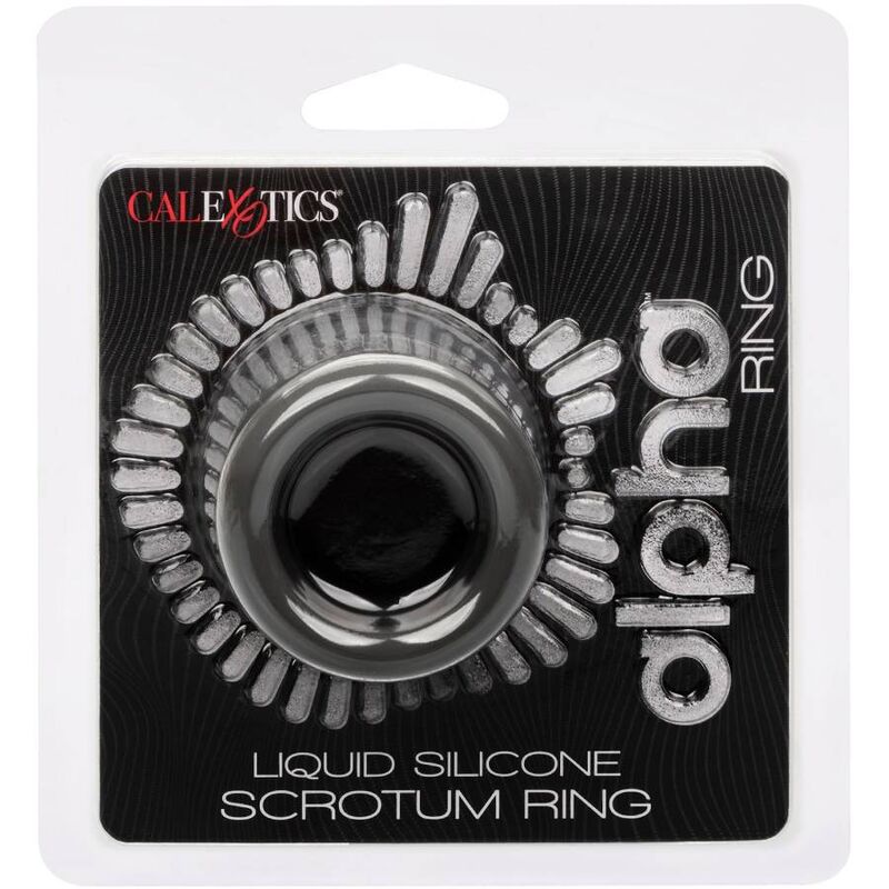 CALEXOTICS - ALPHA SCROTUM STRETCHING RING BLACK - Imagem de 2