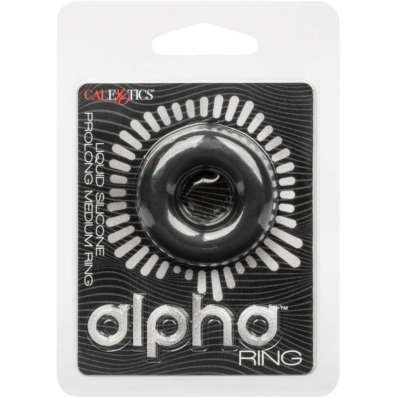 CALEXOTICS - ALPHA PROLONG MEDIUM RING BLACK - Imagem de 2