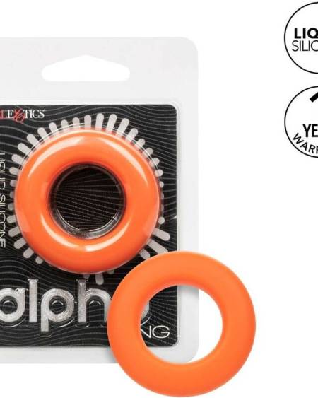 CALEXOTICS - ALPHA PROLONG LARGE RING ORANGE