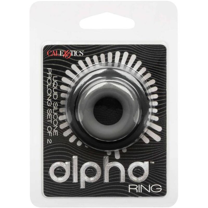 CALEXOTICS - ALPHA PROLONG SET OF 2 RING GREY - Imagem de 2
