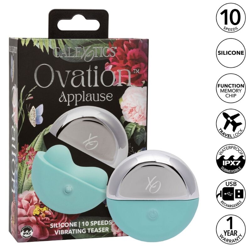 CALEXOTICS - OVATION APPLAUSE STIMULATOR AQUA GREEN - Imagem de 2