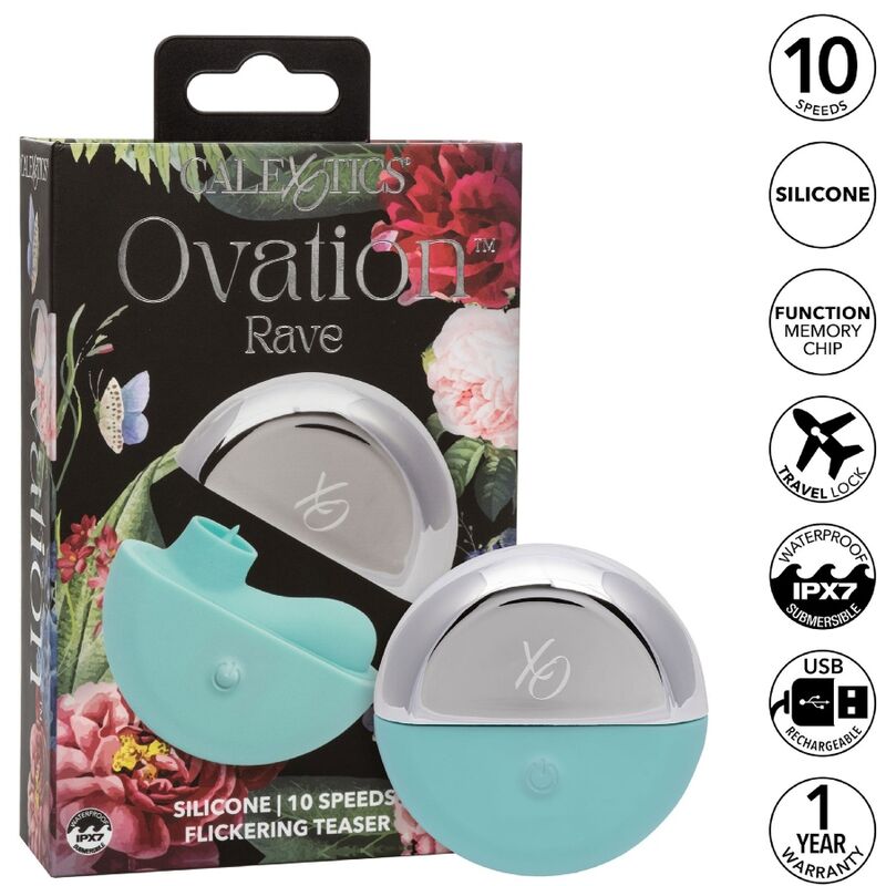 CALEXOTICS - OVATION RAVE STIMULATOR AQUA GREEN - Imagem de 2