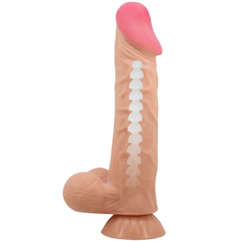 PRETTY LOVE - SLIDING SKIN SERIES REALISTIC DILDO WITH SLIDING SKIN SUCTION CUP 24 CM - Imagem de 5