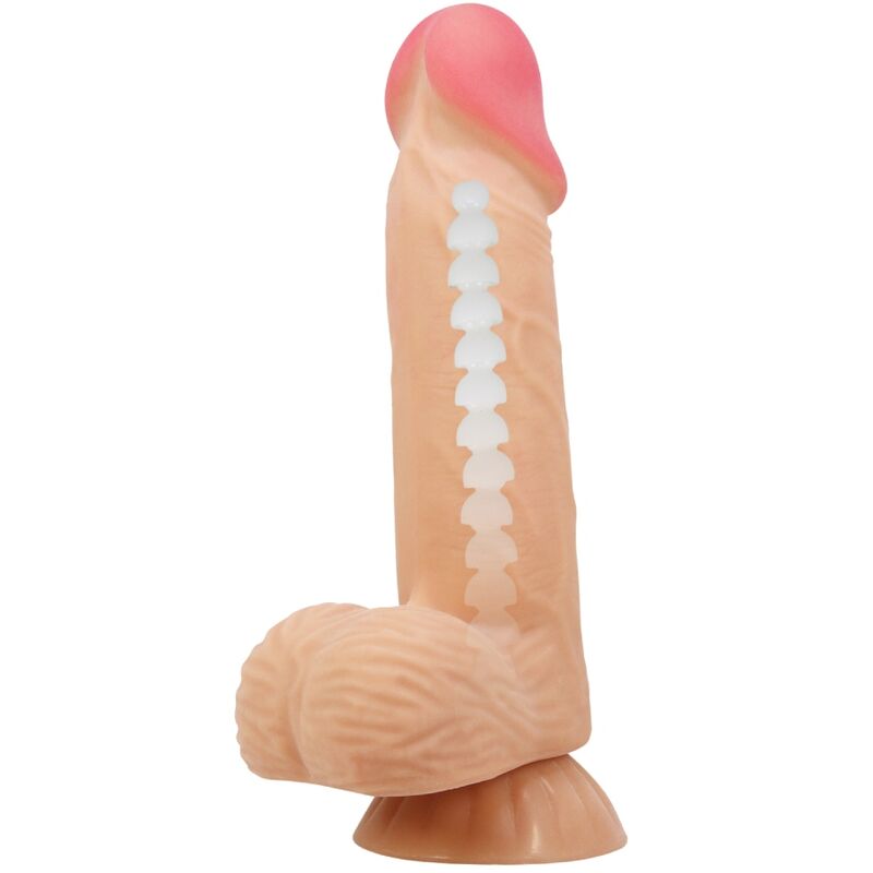 PRETTY LOVE - SLIDING SKIN SERIES REALISTIC DILDO WITH SLIDING SKIN SUCTION CUP 20.6 CM - Imagem de 5