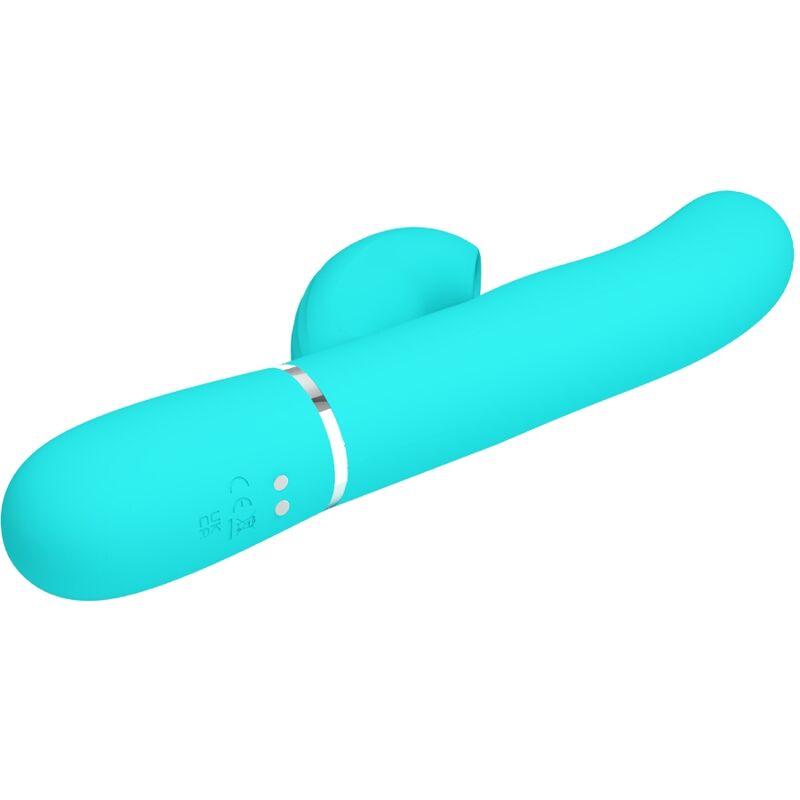 PRETTY LOVE - PERLITA MULTIFUNCTION 3 IN 1 G-SPOT VIBRATOR AQUA GREEN - Imagem de 4